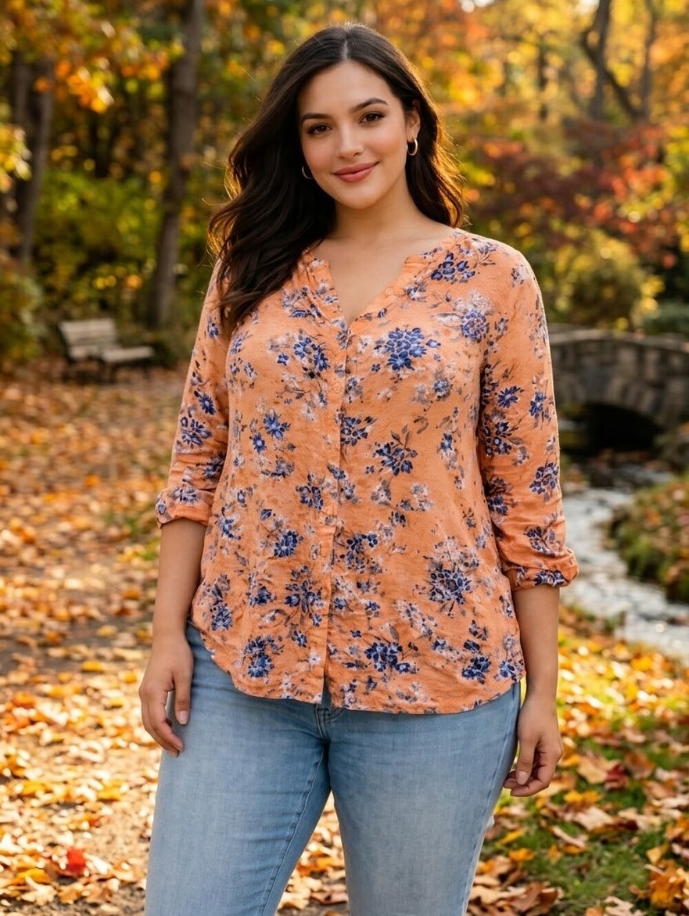 🪻Floral Print Women's Top